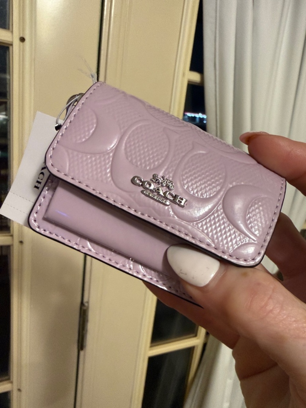 COACH Klare Bag Charm
In Signature Leather With Heart Charm - Picture 5 of 6